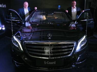 The Mercedes S-600 Guard. AFP