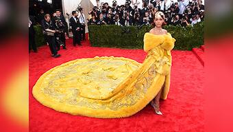 Big Bird or Chinese temptress? Rihanna in queen’s garb shuts down Met Gala carpet