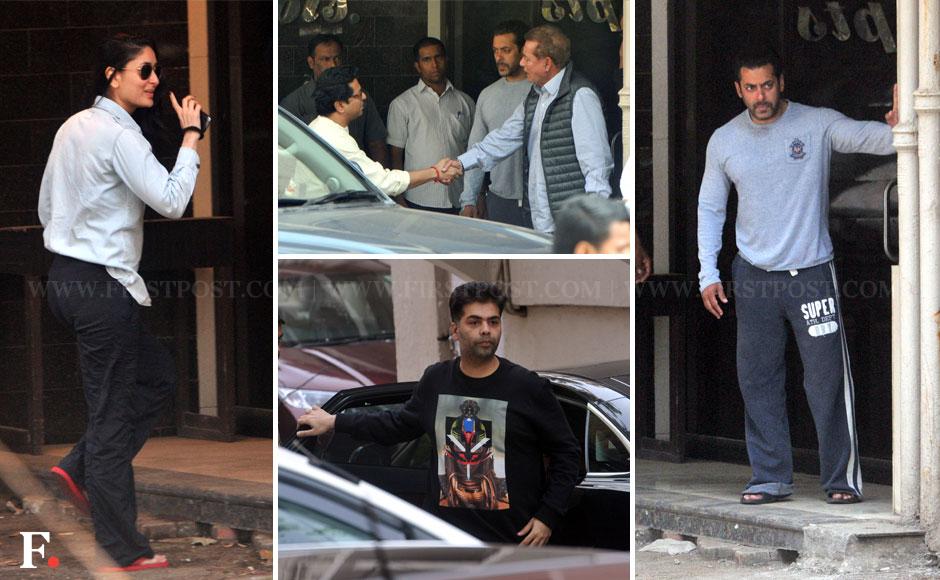 Bollywood drops by: Stars, politicians rush to meet Salman Khan after court verdict Bollywood drops by: Stars, politicians rush to meet Salman Khan after court verdict