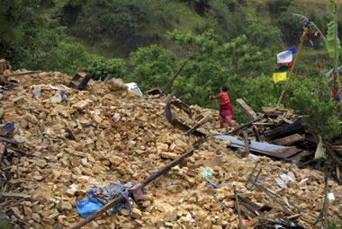 13 aftershocks jolt Nepal as toll in Tuesday's quake rises to 79 13 aftershocks jolt Nepal as toll in Tuesday's quake rises to 79