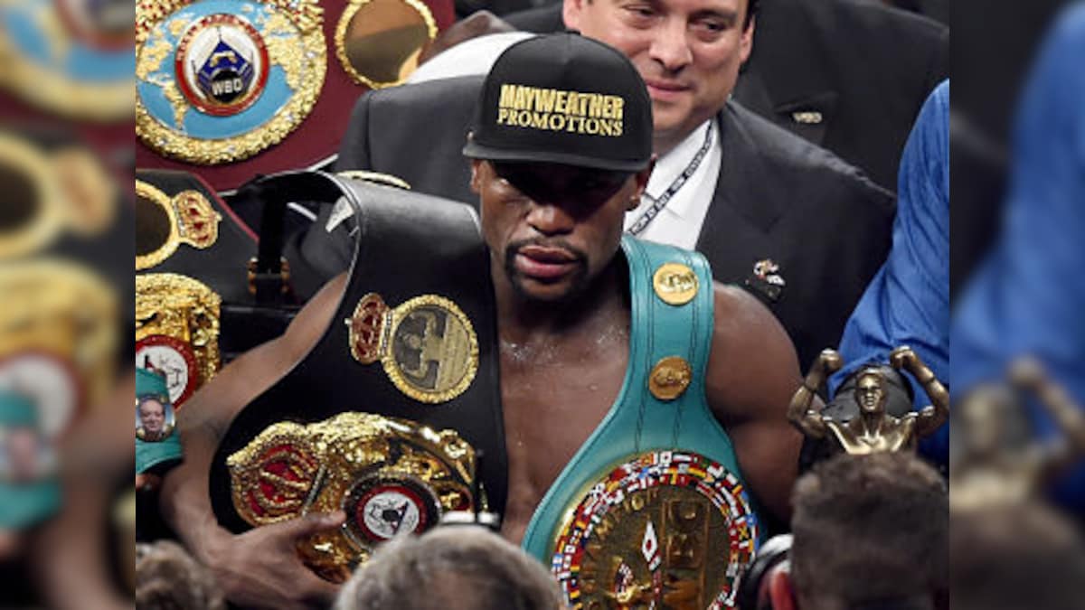 Floyd Mayweather stripped of title he won in Manny Pacquiao fight