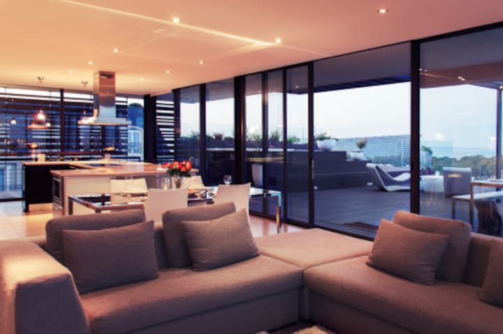 What defines a luxury residential project?