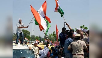 AAP protests against Modi govt, claims it has plunged nation into despair
