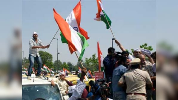 AAP protests against Modi govt, claims it has plunged nation into despair