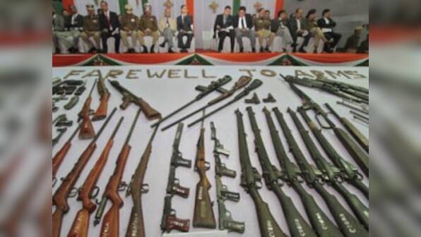 Police bust a militant hideout in J&K, recover arms