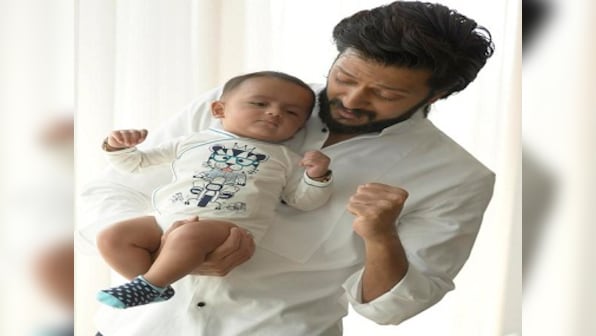 Riteish Deshmukh shares adorable images of his six-month-old son Riaan
