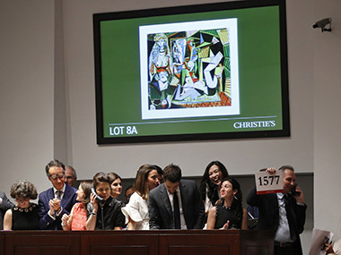 Most expensive painting ever! Picasso's 'Women of Algiers' sells for record breaking $179 million Most expensive painting ever! Picasso's 'Women of Algiers' sells for record breaking $179 million