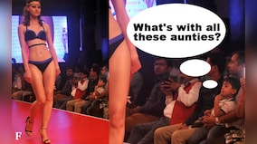 Here's what happens when you take your kid to a lingerie fashion show