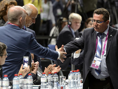 Palestine withdraws bid to suspend Israel from FIFA Palestine withdraws bid to suspend Israel from FIFA