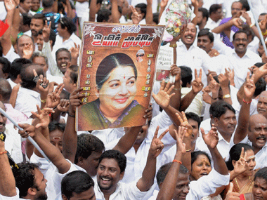 Shaved moustaches, 300 pujas, and a festive party website: How Jaya supporters celebrated her acquittal Shaved moustaches, 300 pujas, and a festive party website: How Jaya supporters celebrated her acquittal