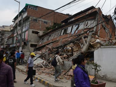 File picture from Nepal Earthquake. AFP