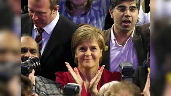 Scotland lion roars as Scottish National Party ousts Labour in historic poll result