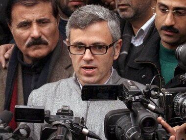File image of Omar Abdullah. PTI