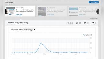 Who’s viewed your post? LinkedIn’s publishing platform gets analytics boost