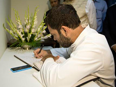 #PappuCantWriteSaala top trend on Twitter as Rahul copies message for quake victims from phone at Nepal embassy #PappuCantWriteSaala top trend on Twitter as Rahul copies message for quake victims from phone at Nepal embassy