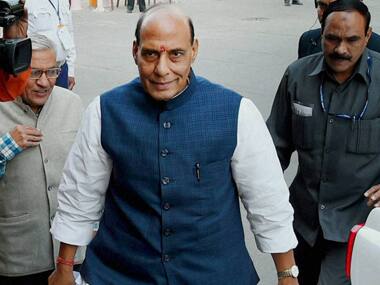 Home Minister Rajnath Singh. PTI