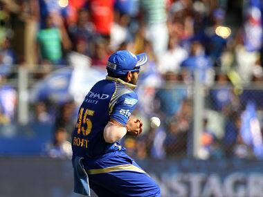 Rohit Sharma drops the catch of Chris Gayle. BCCI