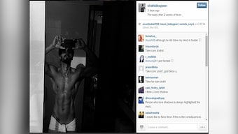 Listen up Shahid fans: Here's what he looks like in a low slung towel, after being sick for weeks