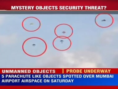 Unidentified Parachute-like Objects Spotted Over Mumbai Airport ...