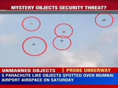 Unidentified parachute-like objects spotted over Mumbai airport airspace