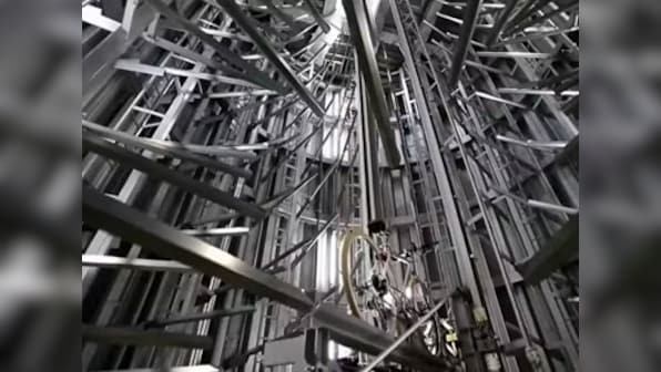 Watch: Japan's underground bicycle parking system seems to be straight out of a Bond film