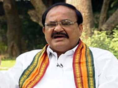 Urban Development Minister Venkaiah Naidu. Image courtesy ibnlive