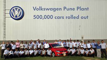 Volkswagen India rolls out 500,000th car from its Pune plant