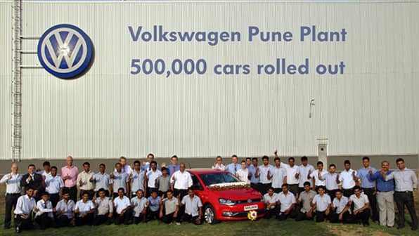 Volkswagen India rolls out 500,000th car from its Pune plant