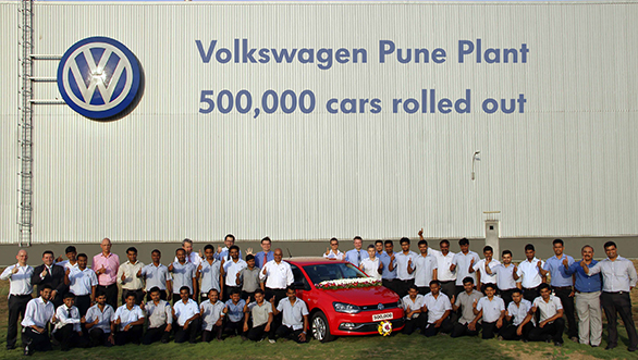 Volkswagen India rolls out 500,000th car from its Pune plant Volkswagen India rolls out 500,000th car from its Pune plant