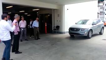 Volvo issues clarification on 'Volvo car knocks down man' video