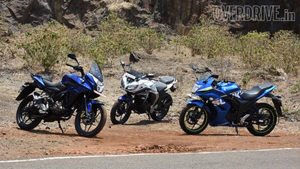 Mini comparison: Bajaj Pulsar AS 150 vs Suzuki Gixxer SF vs Yamaha Fazer