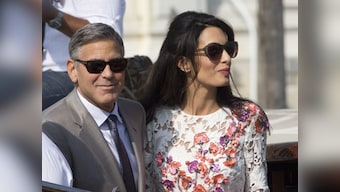 A laid-back English village takes the Clooneys in its stride