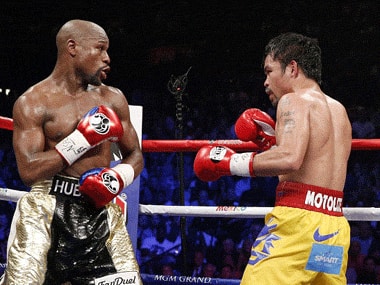 Floyd Mayweather defeated Manny Pacquiao in the 