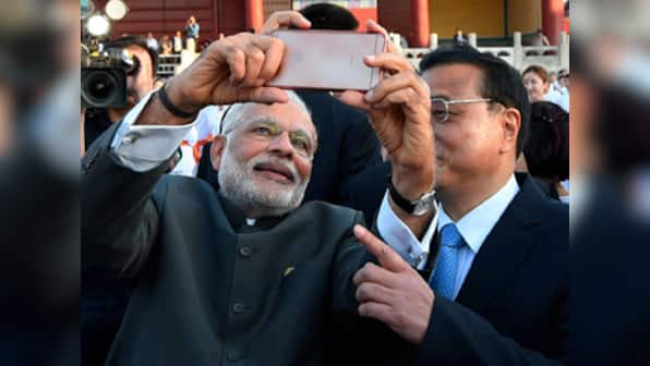 Power packed selfie: PM Modi, Premier Li get in frame at the Temple of Heaven