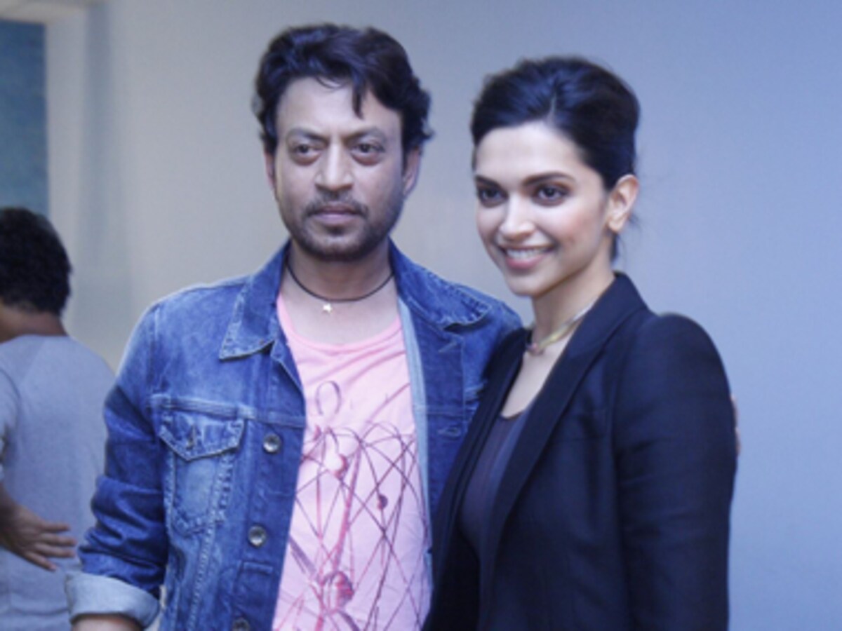 Deepika Padukone and Irrfan Khan shoots for 'Piku
