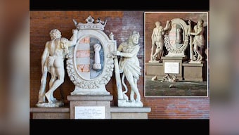 Beat this! Tourists' selfie attempt breaks historic Hercules statue in Italy