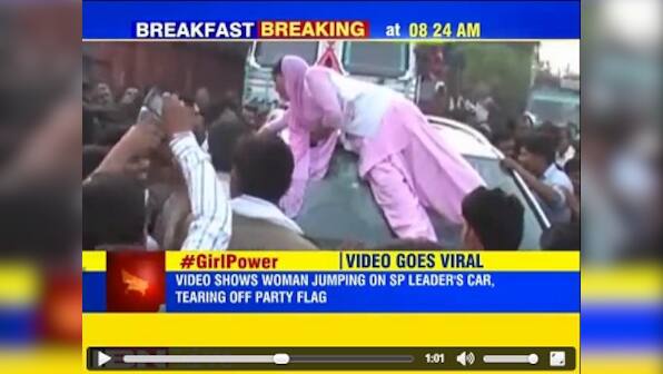 The wink that cost a man his Mercedes Benz: Video of woman punishing an SP leader goes viral