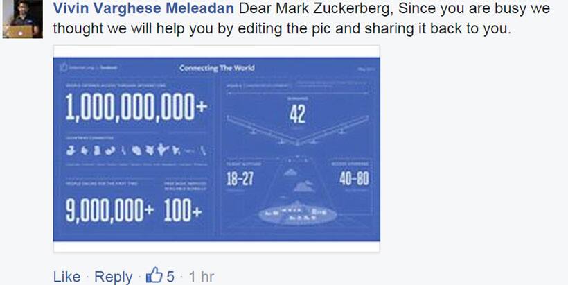 Screengrab from Facebook