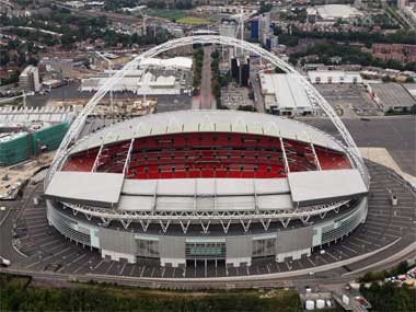 File picture of Wembley Stadium. Getty
