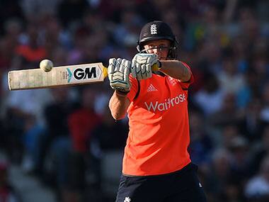 England's Joe Root plays a shot during the Twenty20 (T20) international cricket match between England and New Zealand. AP