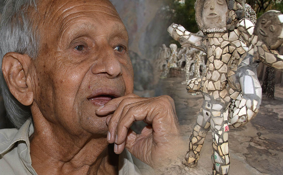 Mosaic sculptures to handcrafted waterfalls: Chandigarh's Rock Garden creator Nek Chand passes away Mosaic sculptures to handcrafted waterfalls: Chandigarh's Rock Garden creator Nek Chand passes away