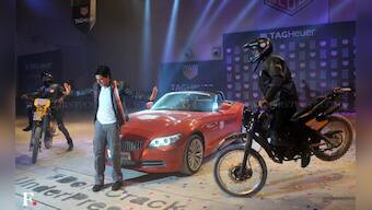 Shahrukh Khan poses, smiles and steals our heart away at a Tag Heuer event
