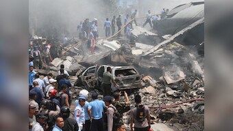At least 116 feared dead in Indonesia military plane crash, say officials