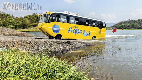 A ride in the AmphiCoach GTS-1 Aqua Bus