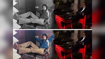 41 years apart: Amitabh Bachchan recreates iconic image from Deewar in the same studio