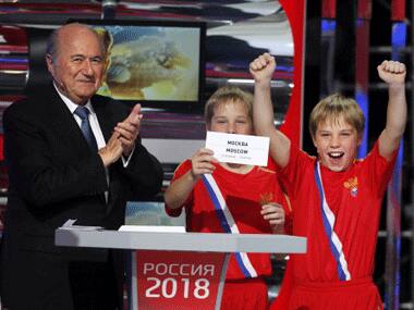 The 2018 World Cup at Russia and 2022 at Qatar could both be in danger. File Photo: Getty