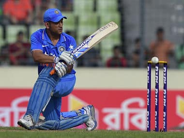 File picture of MS Dhoni. AFP
