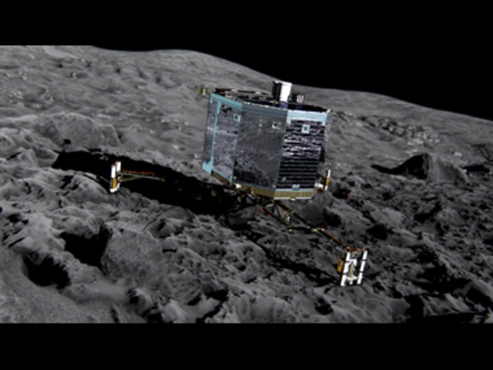 It's alive: Philae spacecraft that landed on comet finally wakes up after seven months