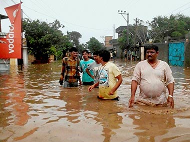 Gujarat floods: State on high alert; IAF, NDRF called in for rescue operations Gujarat floods: State on high alert; IAF, NDRF called in for rescue operations