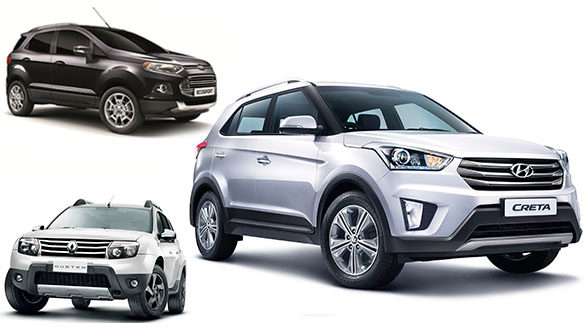 Spec comparison: Hyundai Creta vs Renault Duster vs Ford EcoSport Spec comparison: Hyundai Creta vs Renault Duster vs Ford EcoSport